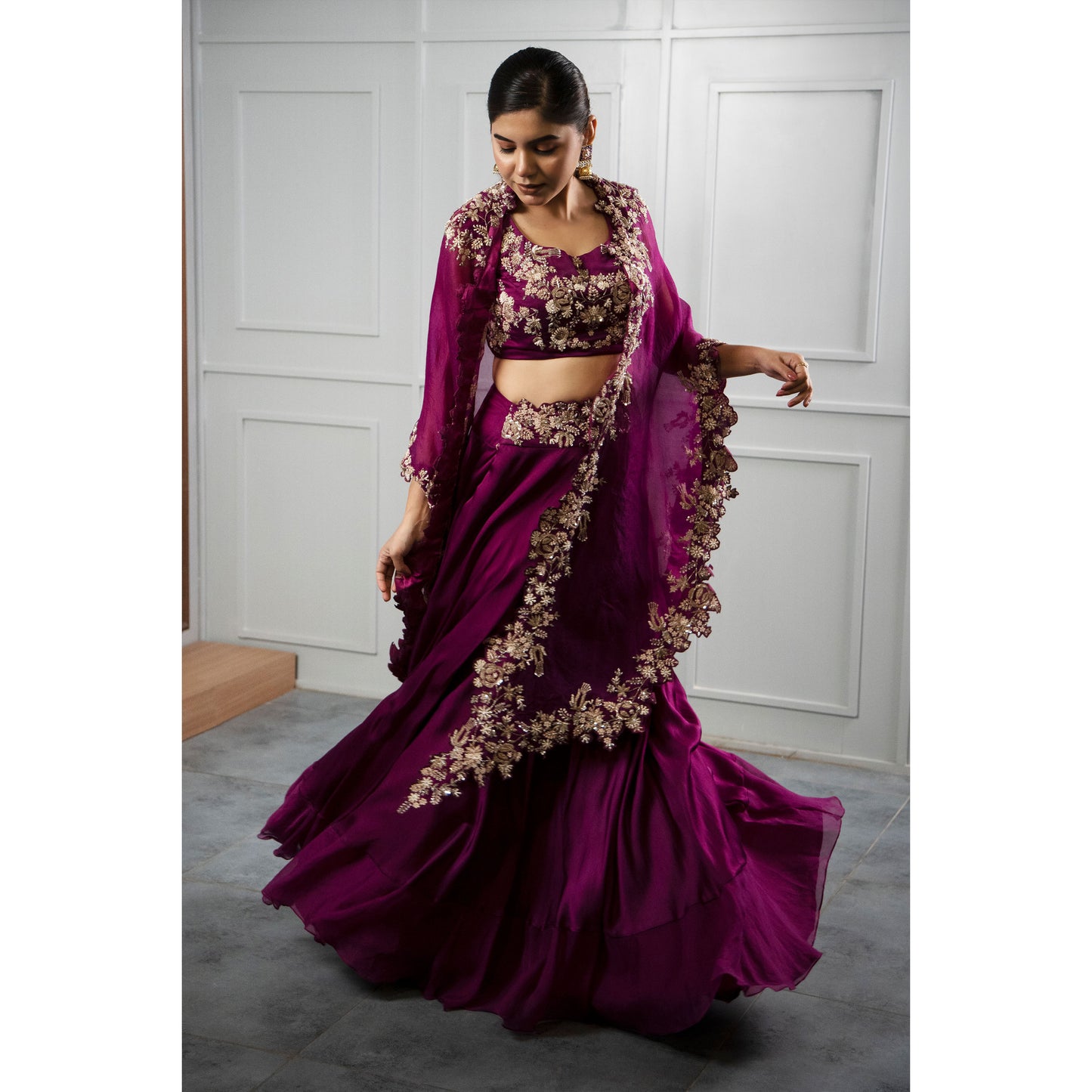 NM Crepe and Skirt Set