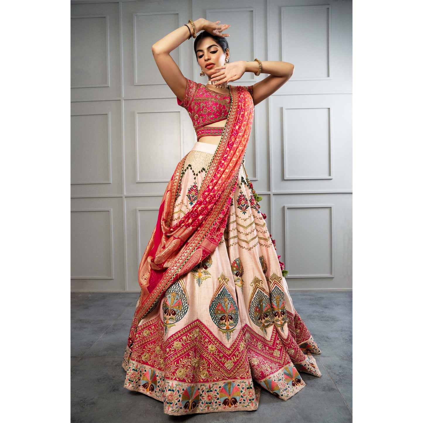 Garhola Lehenga Set